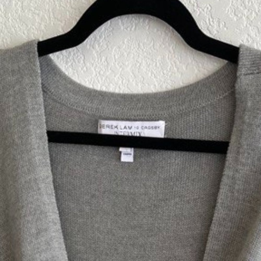 NEW Derek Lam x Intermix Sweater Rabbit Fur Accent - Picture 4 of 5